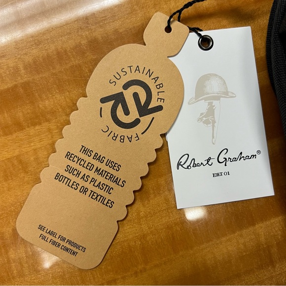 NWT Robert Graham Always Behind You Black Backpack - Picture 10 of 11